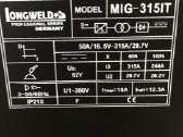 Suvirinimo aparatas Longweld Mig-315p - nuotraukos Nr. 7