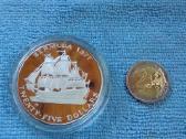 Moneta Bermuda 1977m. 25 dollars, sidabras(.925) - nuotraukos Nr. 4