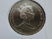 Moneta Isle of Man, 1994m. 1 krona, cu-ni - nuotraukos Nr. 2