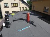 Stogu dengimas bitumine prilydoma danga - nuotraukos Nr. 10