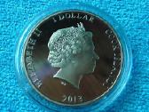 Moneta Cook islands , 2013 m. 1 dollar , cu-ni - nuotraukos Nr. 2