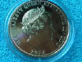 Moneta Tdc 2014m. 1 krona, cu-ni - nuotraukos Nr. 2