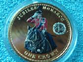 Moneta Tdc 2014m. 1 krona, cu-ni