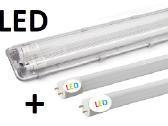 120cm - T8 hermetiniai šviestuvai su LED lempomis