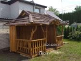 Pavėsinės, šulinio apdaila,vaikų žaidimų aikštelės - nuotraukos Nr. 31