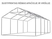 Parduodu sodo palapinę paviljoną Pvc 500g/m2 - nuotraukos Nr. 5