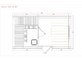 Lauko pirtis - kvadratinė sauna su priešpirčiu 4m - nuotraukos Nr. 10