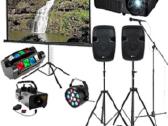 Šviesos, garso, karaoke,vaizdo projektoriaus nuoma