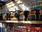 Statybines radijos dewalt makita milwaukee hitachi