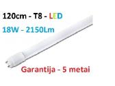 T8 LED lempa 9w, 18w, 23w - nuotraukos Nr. 2