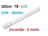 T8 LED lempa 9w, 18w, 23w - nuotraukos Nr. 4