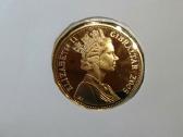 Moneta Gibraltar 2005 m. 1 krona, cu-ni - nuotraukos Nr. 2