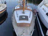 Klasikinė jachta Nordic folkboat, raudonmedis. - nuotraukos Nr. 7