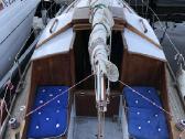 Klasikinė jachta Nordic folkboat, raudonmedis. - nuotraukos Nr. 16