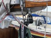 Klasikinė jachta Nordic folkboat, raudonmedis. - nuotraukos Nr. 19