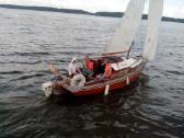 Klasikinė jachta Nordic folkboat, raudonmedis. - nuotraukos Nr. 3