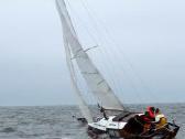 Klasikinė jachta Nordic folkboat, raudonmedis. - nuotraukos Nr. 4