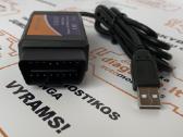 Elm327 V1.5 Usb universali diagnostikos įranga - nuotraukos Nr. 2