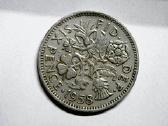Jungtinė Karalystė 6 pensai, 1958 - nuotraukos Nr. 2