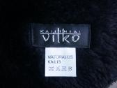 "Vilkas" juodi avikailio kailiniai su kapišonu - nuotraukos Nr. 14