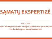 Statybos sąmatų ekspertizė