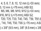 Antgalių rinkinys S2, torx, hex, spline 40 dalių - nuotraukos Nr. 5