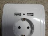 Rozetė su 2usb lizdais
