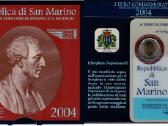 San Marino proginės ir apyvartinės euro monetos - nuotraukos Nr. 6