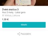 Žvakė skaičius 3 - nuotraukos Nr. 3