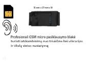 Profesionali ypač maža pasiklausymo blakė gsm