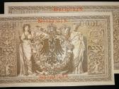 Banknotai.1000 Vokietijos markių 1910m. 2 vnt(unc) - nuotraukos Nr. 2