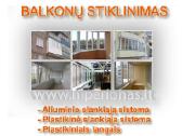 Balkonų, terasų stiklinimas, įrengimas nuo 750e - nuotraukos Nr. 6