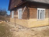 Senų namų rąstų keitimas ir pamatų atnaujinimas - nuotraukos Nr. 11