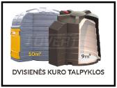 Kuro talpos, kolonėlė kurui, trąšų talpa, įranga