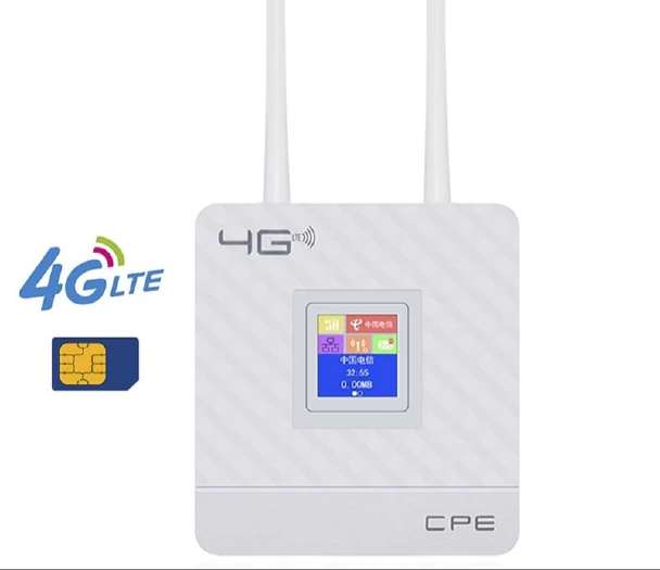 Modemas Routeris 4G Lte WiFi Su LCD Su Sim Kortele - Skelbiu.lt