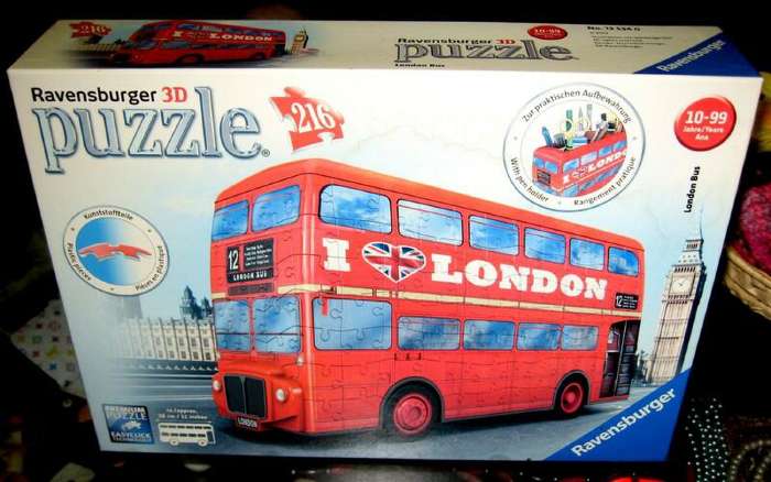 Puzzle 3d London Bus RAVENSBURGER - 12534