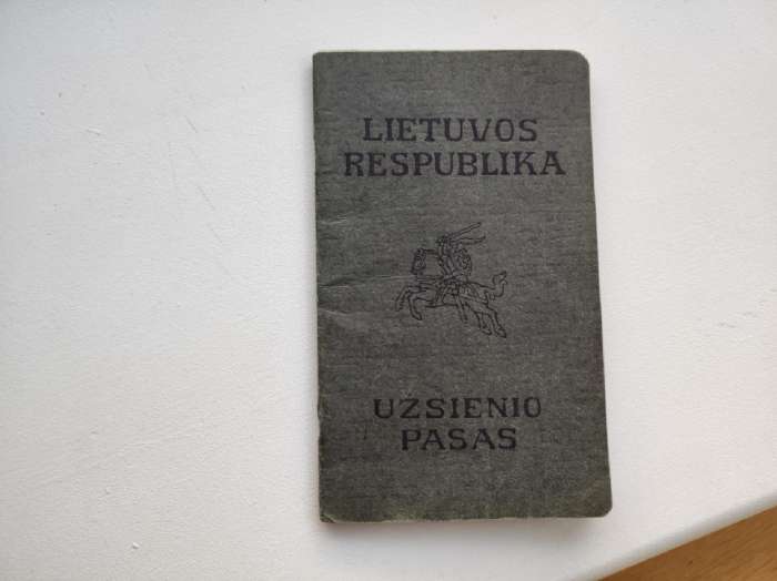 Tarpukario Lietuviskas užsienio pasas (retas) - Skelbiu.lt