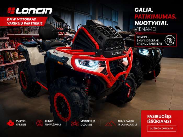Loncin XWOLF 1000, keturračiai