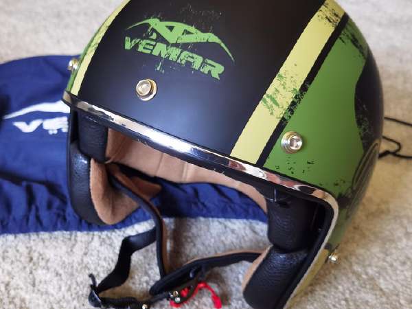 Casco jet vemar online chopper rebel