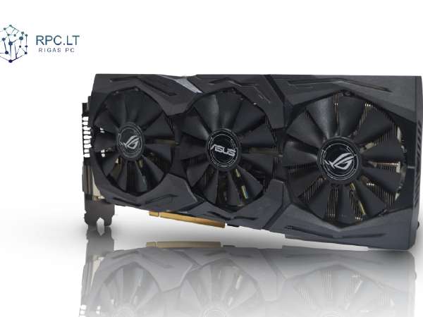 【GTX1070 ASUS】 Vaizdo plokštė Asus GeForce GTX 1070 STRIX-GTX1070-O8G
