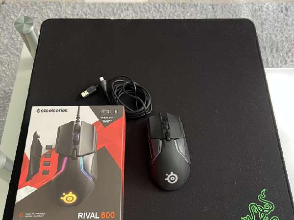 Steelseries rival best sale 600 kaina