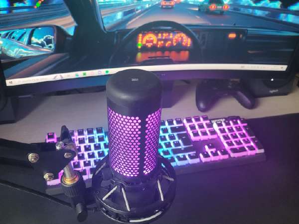 Mikrofonas HyperX QuadCast S RGB - Baitukas