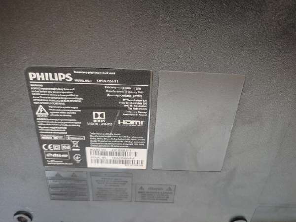 Carte Mère / Carte D'alimentation Pour TV Philips 43PUS6201/12, Réf. 715G8132-M01-B00-005T