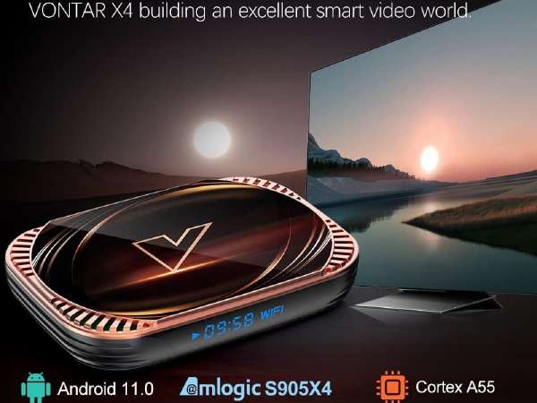 Vontar X4 4/32GB Android 11.0 TV priedėlis - Tik €84