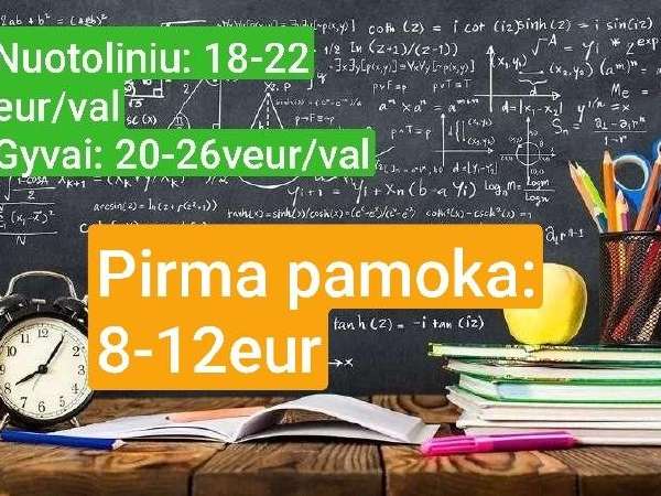 Korepetitoriai Matematika Skelbimai - Skelbiu.lt