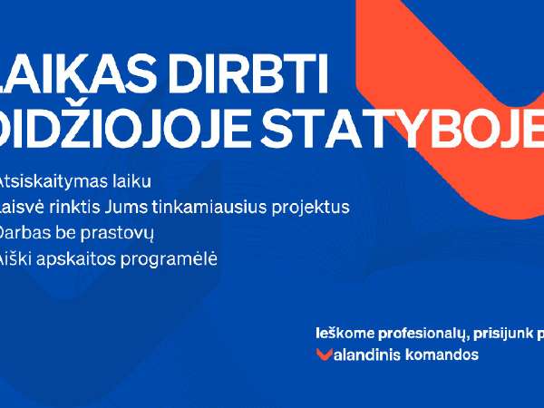 Darbo Skelbimai Vilniuje