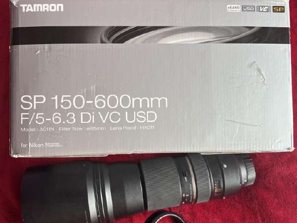 Tamron 28-300mm Tamron A022 SP 150-600mm F5-6.3 Di VC USD G2 Lens