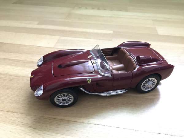 自動車 Ferrari 250 Testa Rossa 1:24 Danbury Mint 1/24 1958 Ferrari 250 Testa Rossa Red Die Cast