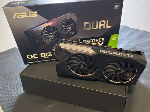 【ASUS】 GeForce RTX3060ti ASUS Dual GeForce RTX 3060 Ti OC Edition 8GB GDDR6X
