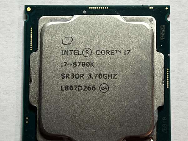 Intel Core i7-8700 1TBHDD RAM（8GB×2） Amazon.com: Intel BX80684I78700 8th Gen Core i7-8700 Processor